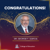 dr george garcia congratulations headshot graphic