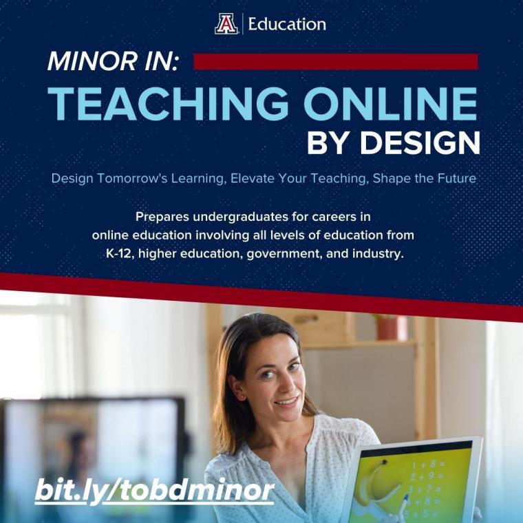 teaching online by design minor promotion