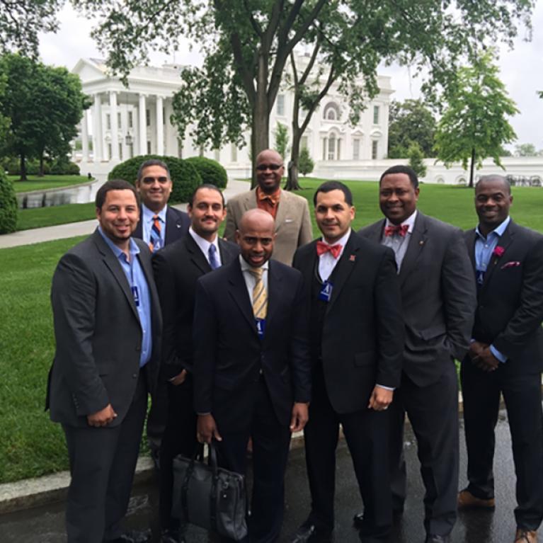 Nolan Cabrera and Group at the White House